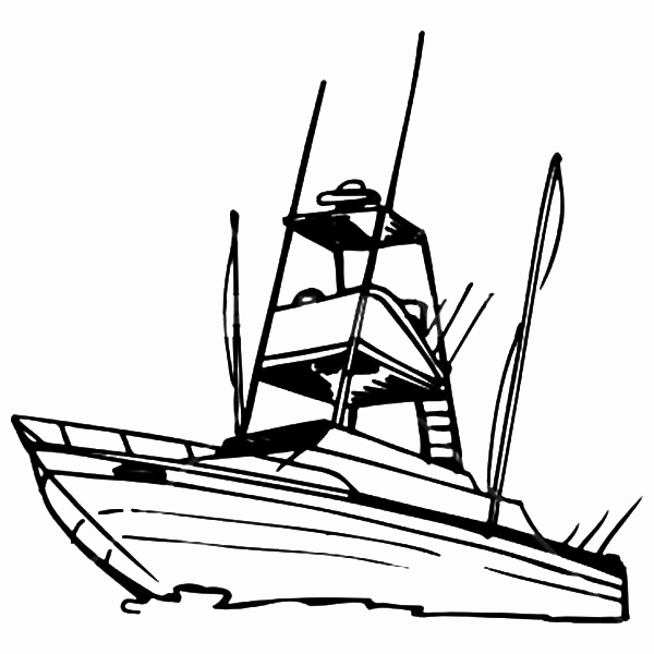 600x600 Row Boat Coloring Pages For Kids