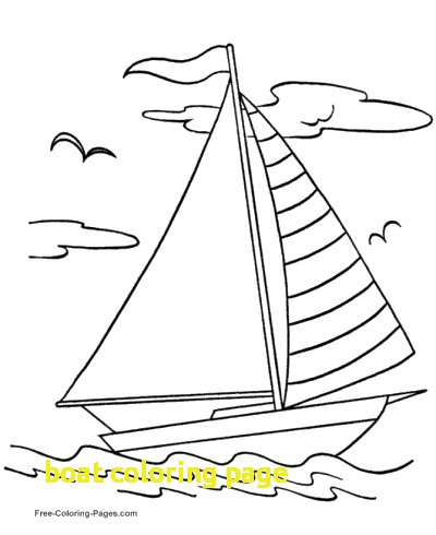 400x490 Boat Coloring Page With Boat Coloring Pages