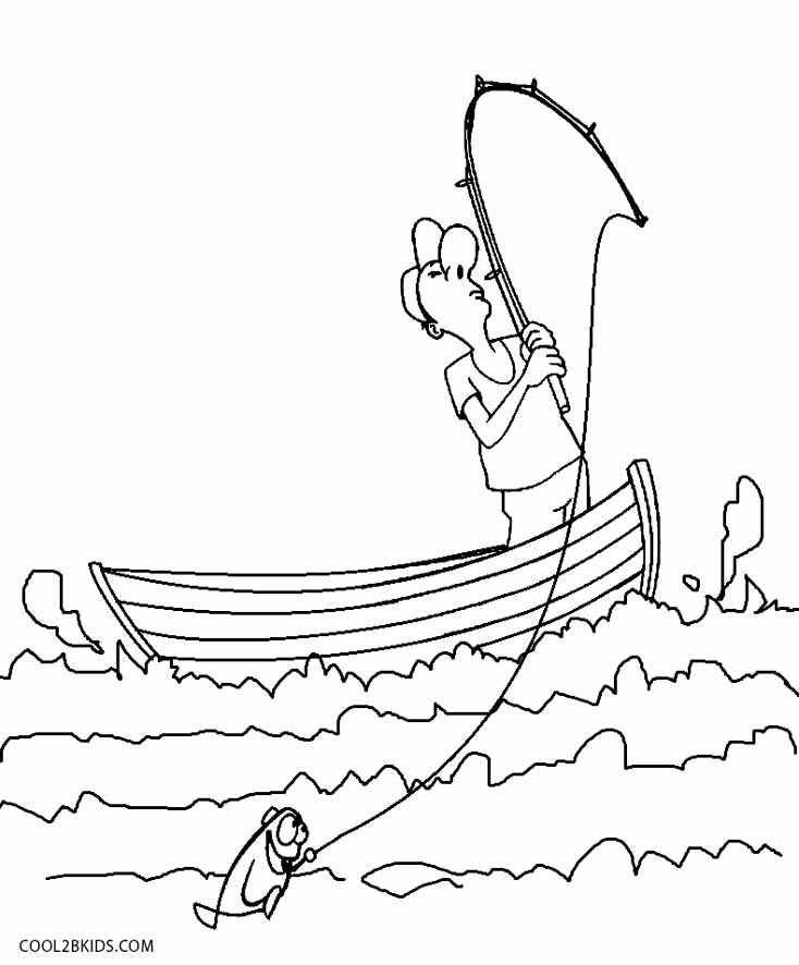 734x886 Printable Boat Coloring Pages For Kids