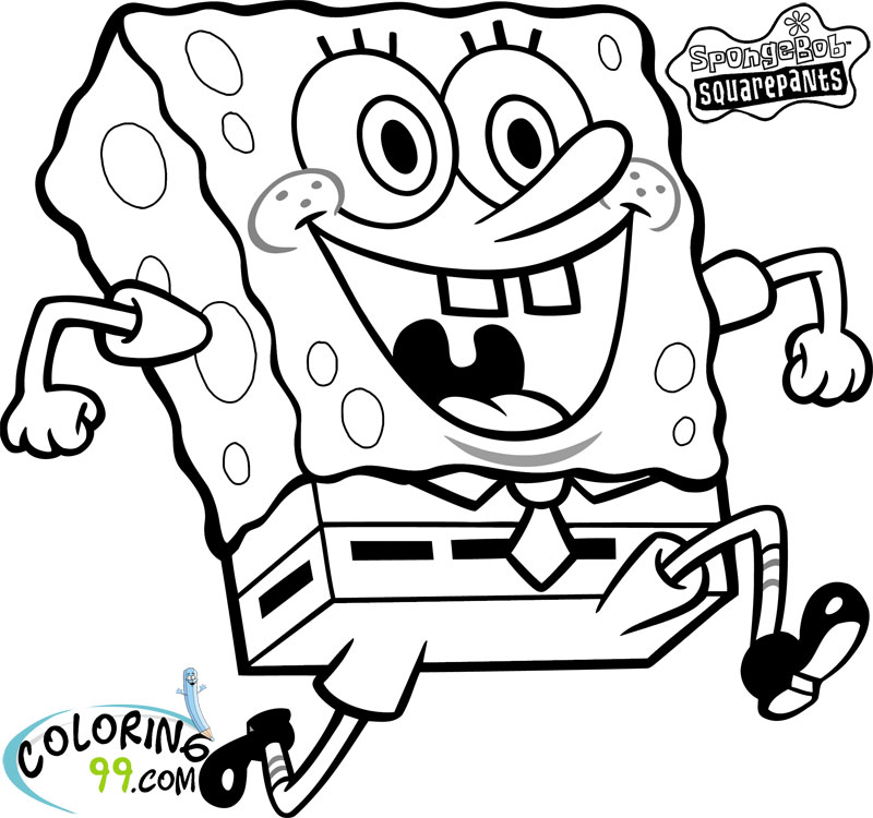 800x750 Impressive Sponge Bob Coloring Sheets For Kids Unknown