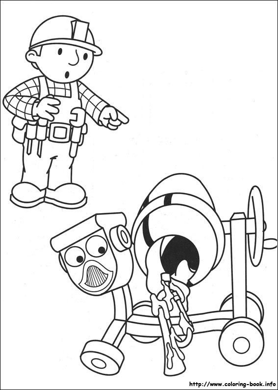 567x794 Bob The Builder Coloring Pages On Coloring