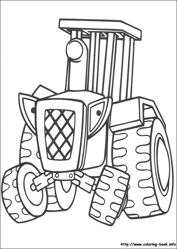 567x794 Bob The Builder Coloring Picture
