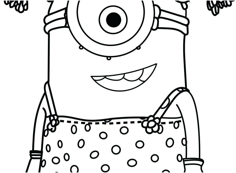 827x609 Minion Coloring Minion Coloring Pages To Print Shoot Awesome