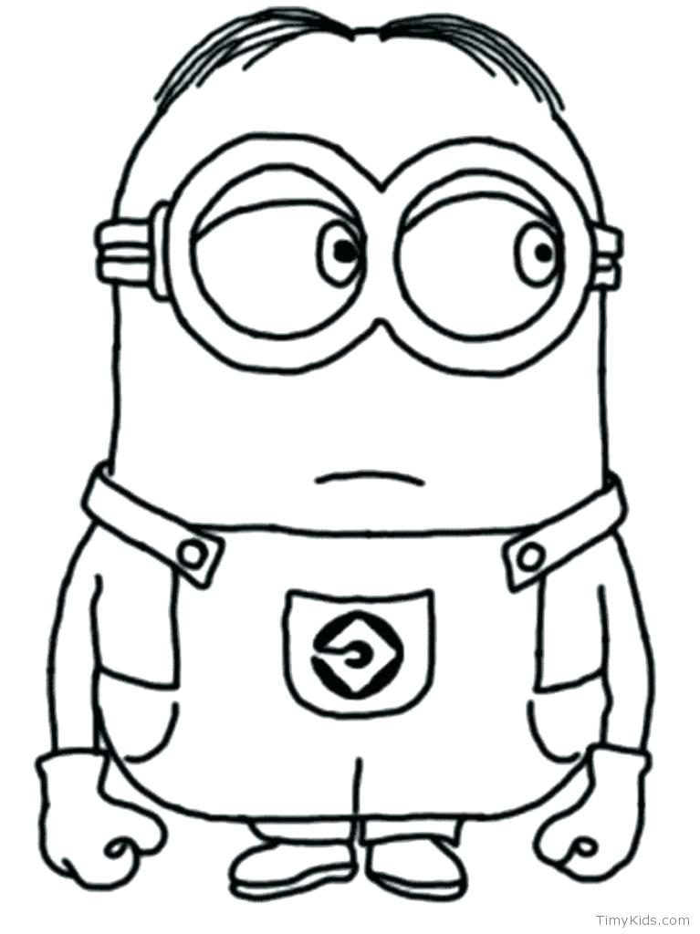 767x1024 Minion Coloring Sheets Minion Coloring Pages And Minion With Two