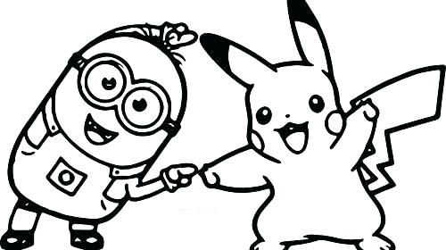 500x280 Minion Printable Coloring Pages Minions Coloring Pages Also
