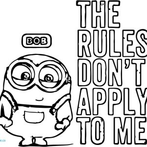 300x300 Coloring Pages Of Minions Bob Fresh Coloring Pages Minions