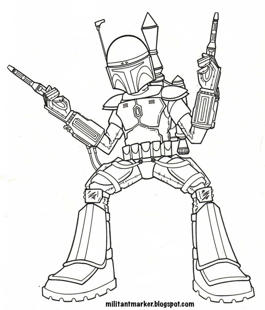 876x1024 Boba Fett Coloring Pages Collection Free Coloring Pages Download