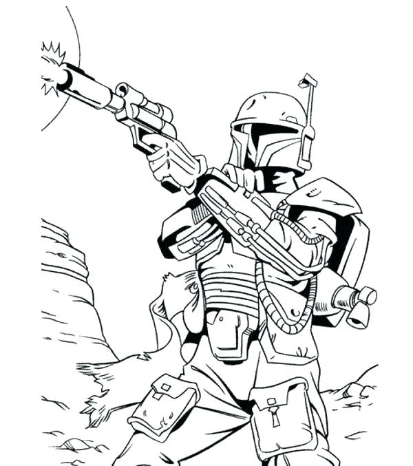 600x677 Boba Fett Coloring Pages Printable Coloring Pages For Kids