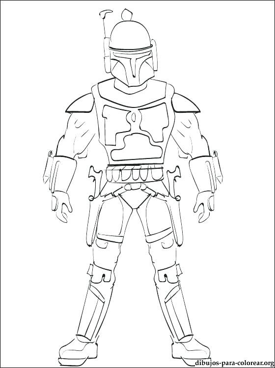 560x750 Boba Fett Coloring Pages