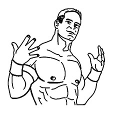 230x230 Top Free Printable John Cena Coloring Pages Online