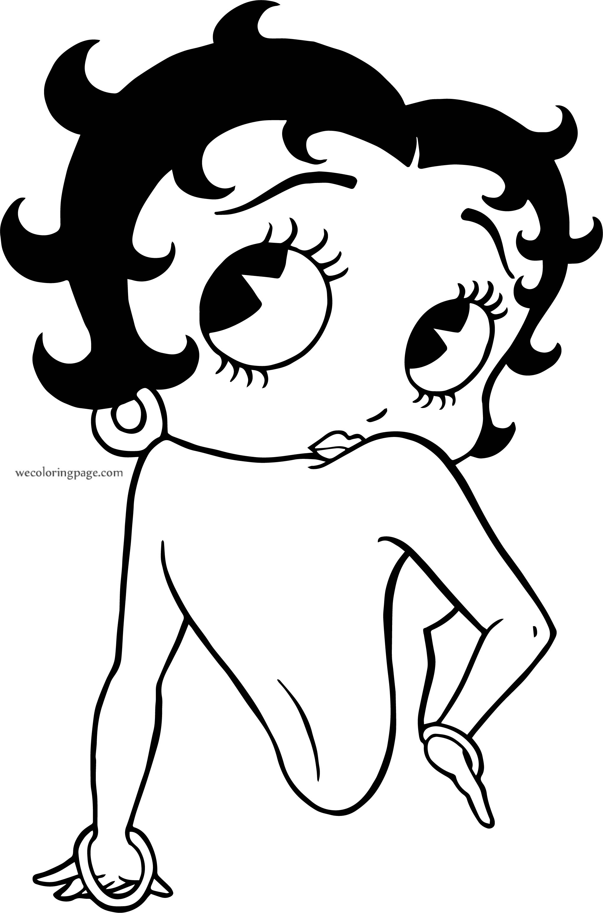 2039x3084 Betty Boop Body Coloring Page Wecoloringpage