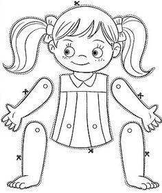 236x282 Body Parts Coloring Pages For Kids