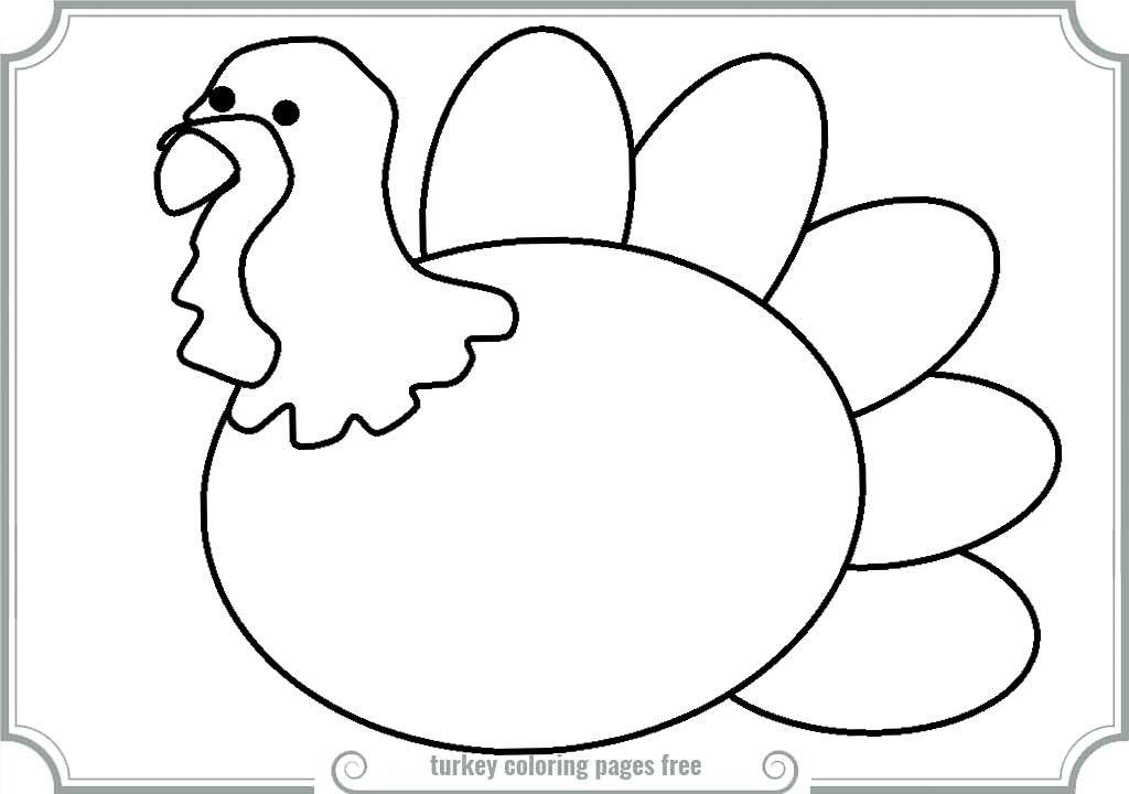 1024x720 Turkey Body Parts Coloring Pages Printable Coloring Pages Turkey