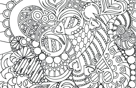 469x304 Boho Coloring Pages Coloring Pages For Girls Abstract Boho