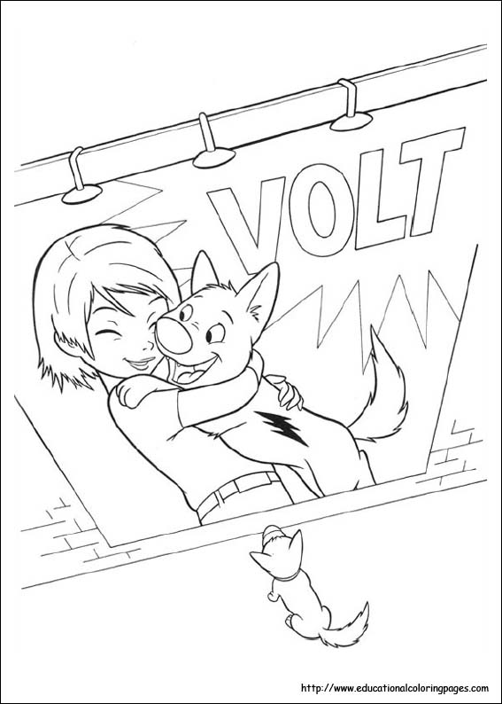 567x794 Bolt Coloring Pages