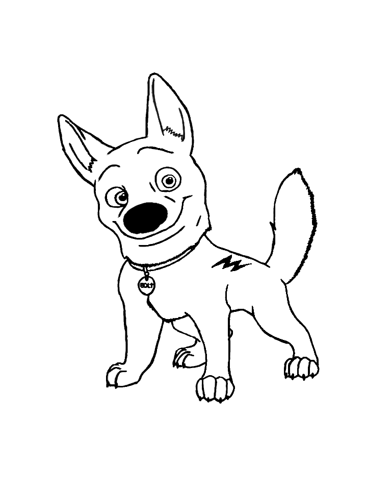 718x958 Bolt Coloring Pages The Famous Dog Bolt Coloring Pages Batch