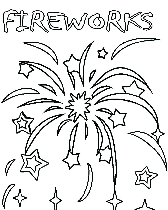 680x850 Fireworks Coloring Page Bonfire Night Colouring Page New Year