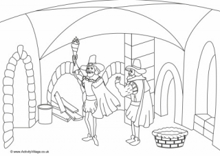 320x226 Bonfire Night Colouring Pages