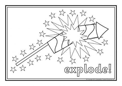 480x339 Bonfire Night Colouring Sheets