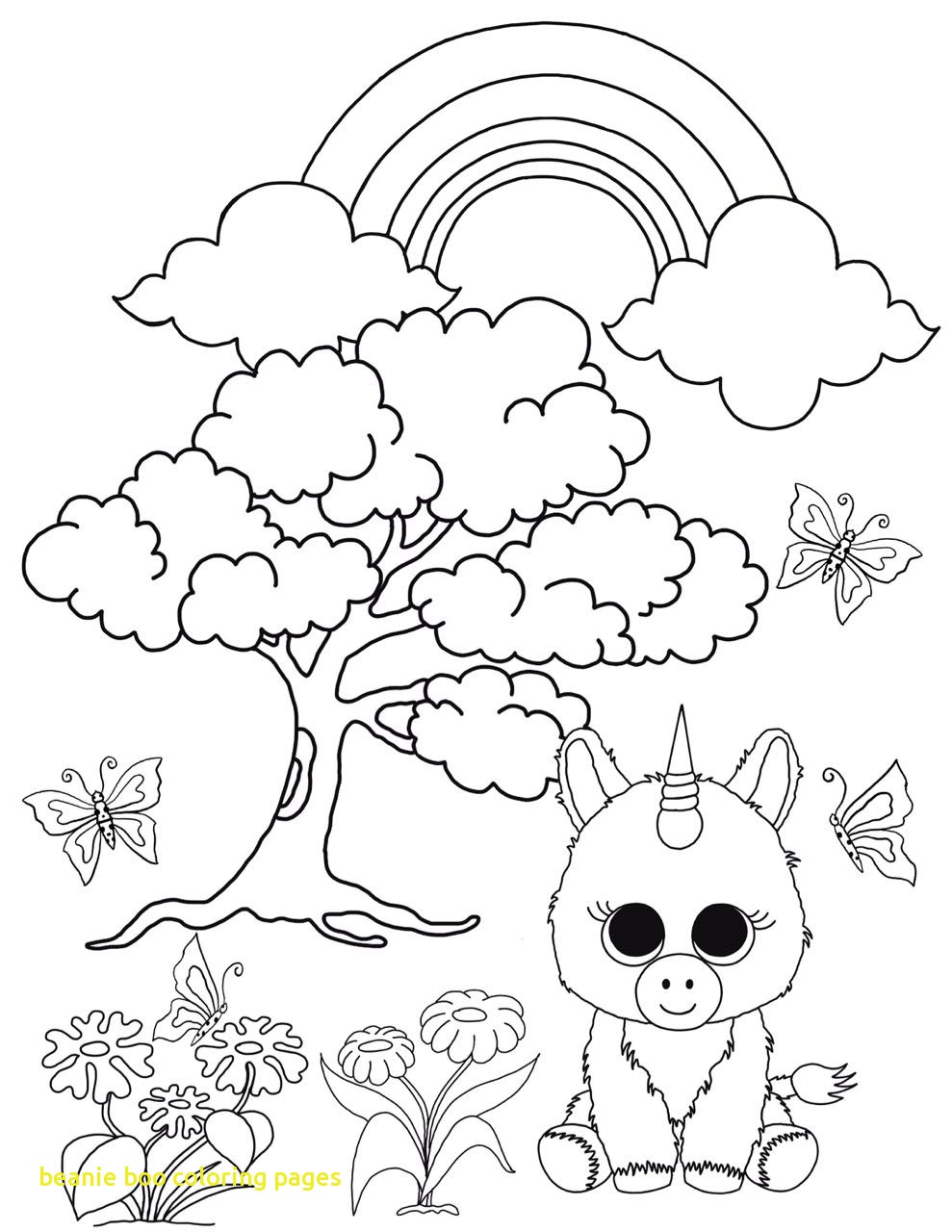 989x1280 Beanie Boo Coloring Pages With Free Best