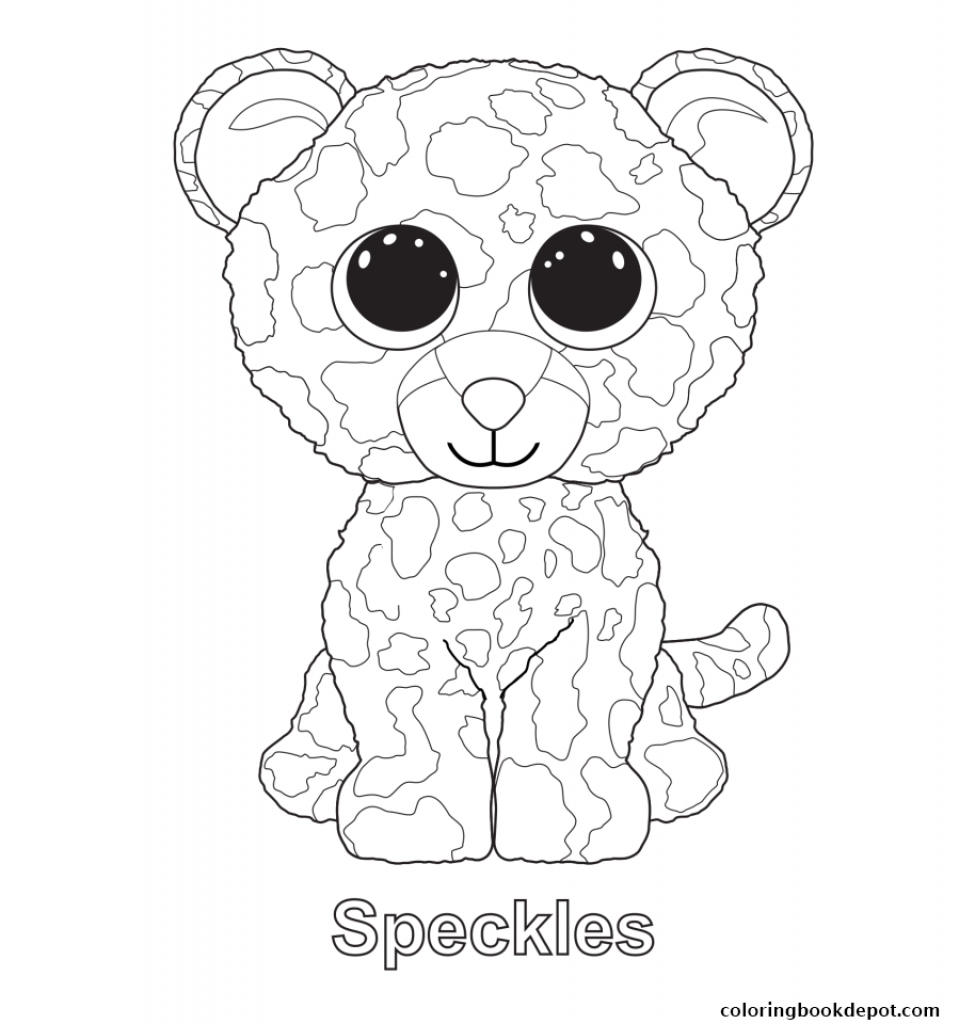 975x1024 Delighted Free Printable Beanie Boo Coloring P