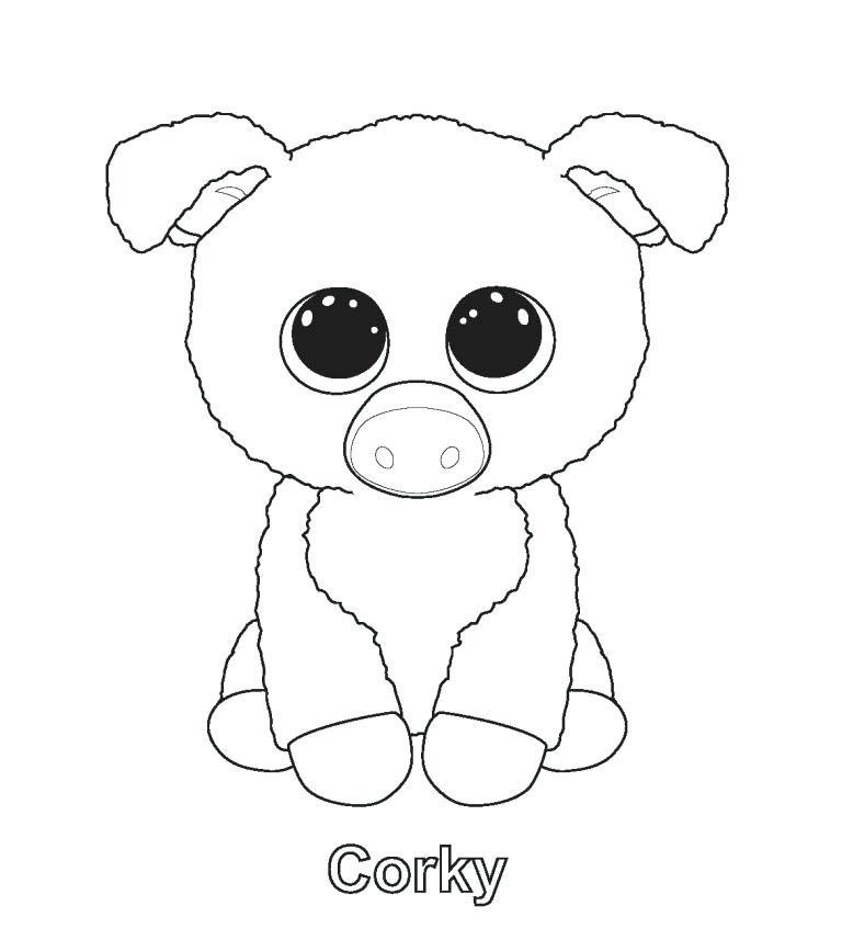768x867 Beanie Boo Coloring Pages Download Beanie Boo Coloring Pages