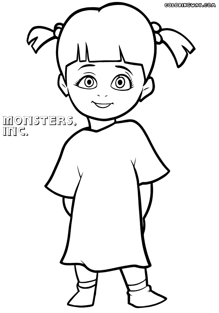 Monsters Inc Boo Coloring Pages At Getcolorings Com F - vrogue.co
