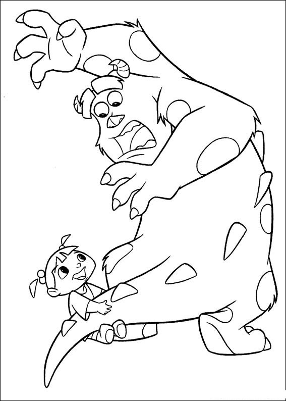 567x794 Monsters Inc Coloring Pages