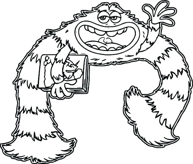 618x525 Monsters Inc Coloring Pages Monsters Inc Coloring Pages P