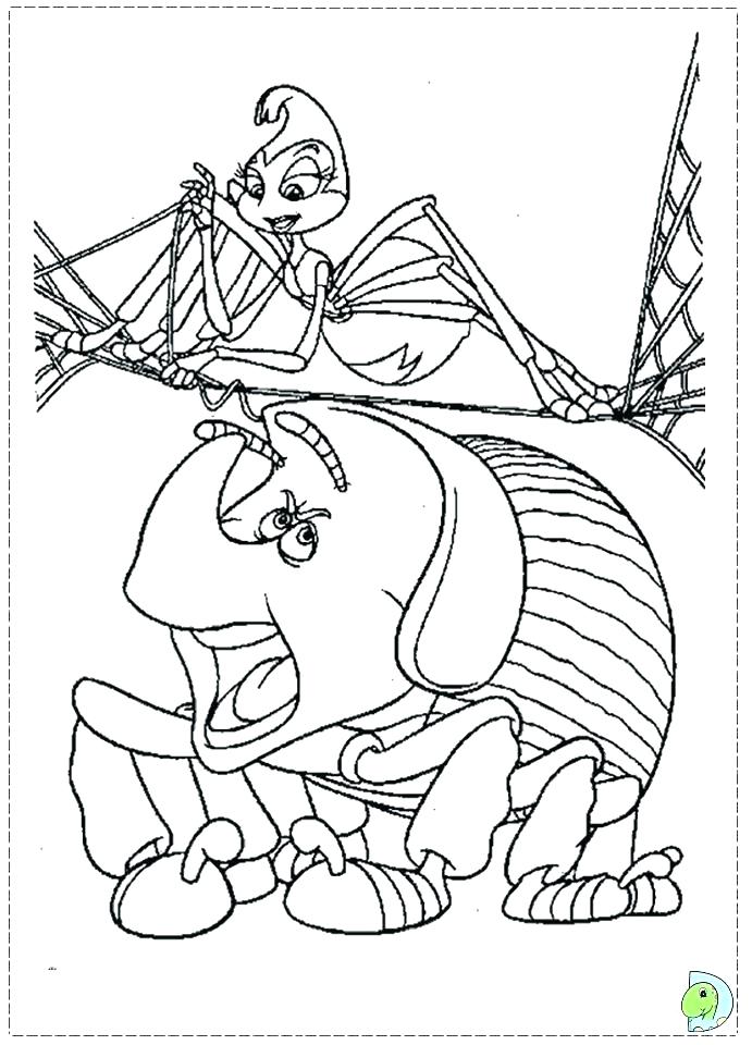 691x960 Coloring Pages Bugs Book Of Life Coloring Pages Stock A Bugs Life