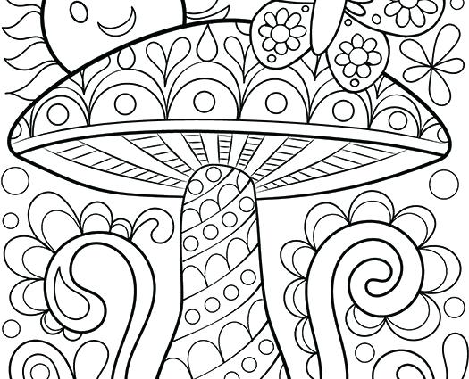 525x425 Stock Vector Landscape With Lotus And Fish Outline Drawing