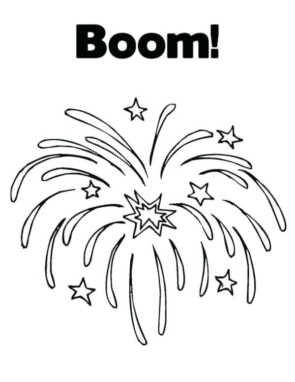 600x776 Firework Coloring Pages Exploding Fireworks Coloring Page Firework