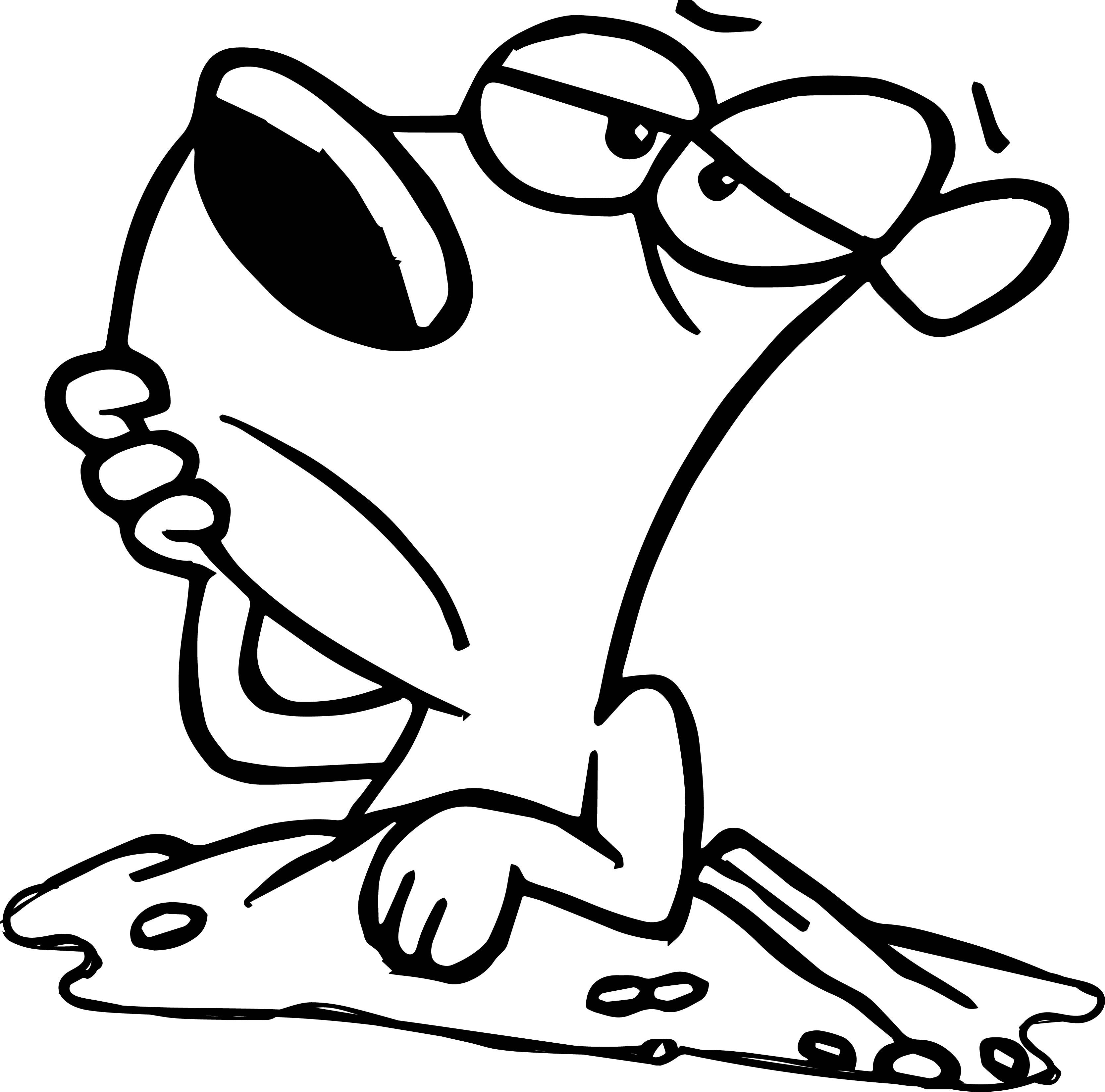 3336x3298 Incredible Bored Groundhog Coloring Page Wecoloringpage Image