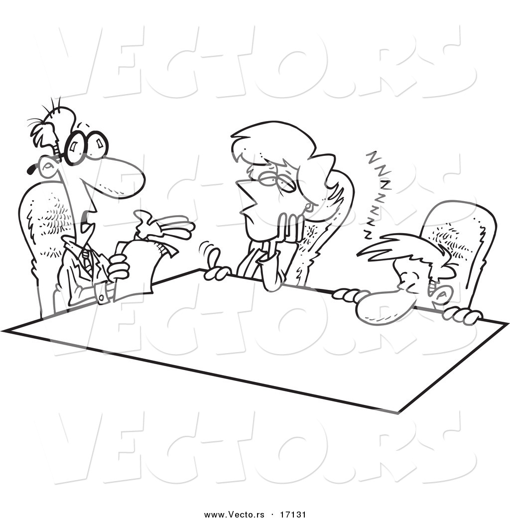 1024x1044 Vector Of A Cartoon Black And White Outline Design Of Bored