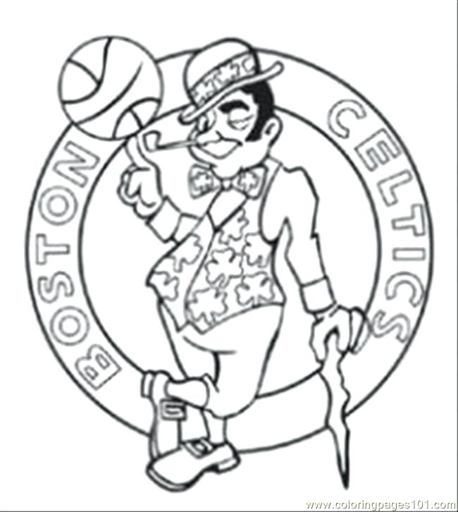 650x726 Boston Celtics Coloring Pages Bunch Ideas Of Coloring Pages