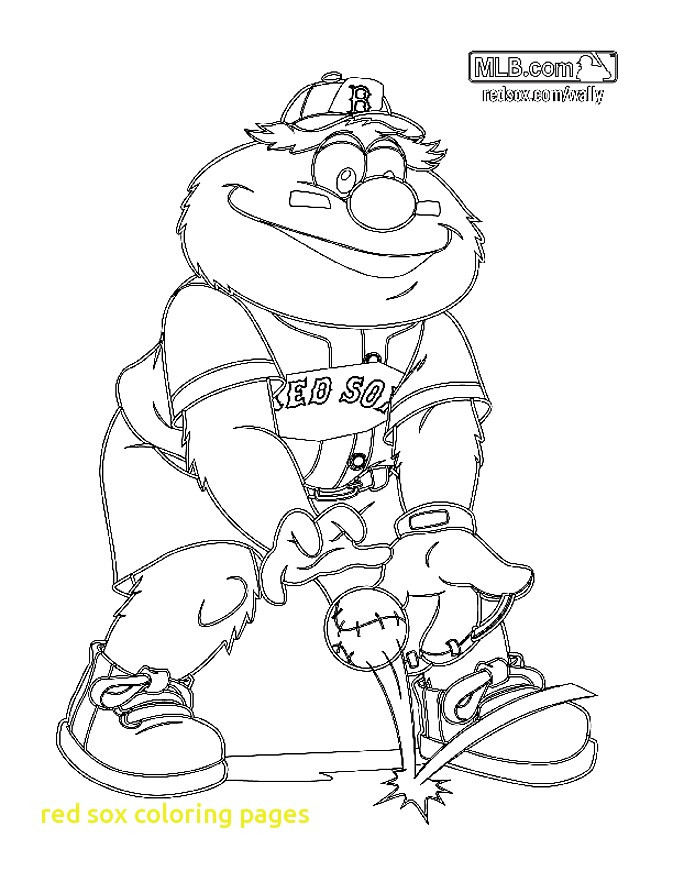 673x871 Coloring Pages Of Red Sox New Boston