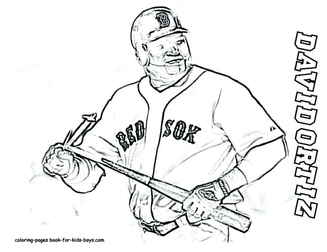 647x500 Coloring Page Red Coloring Pages Baseball Sport Page For Free