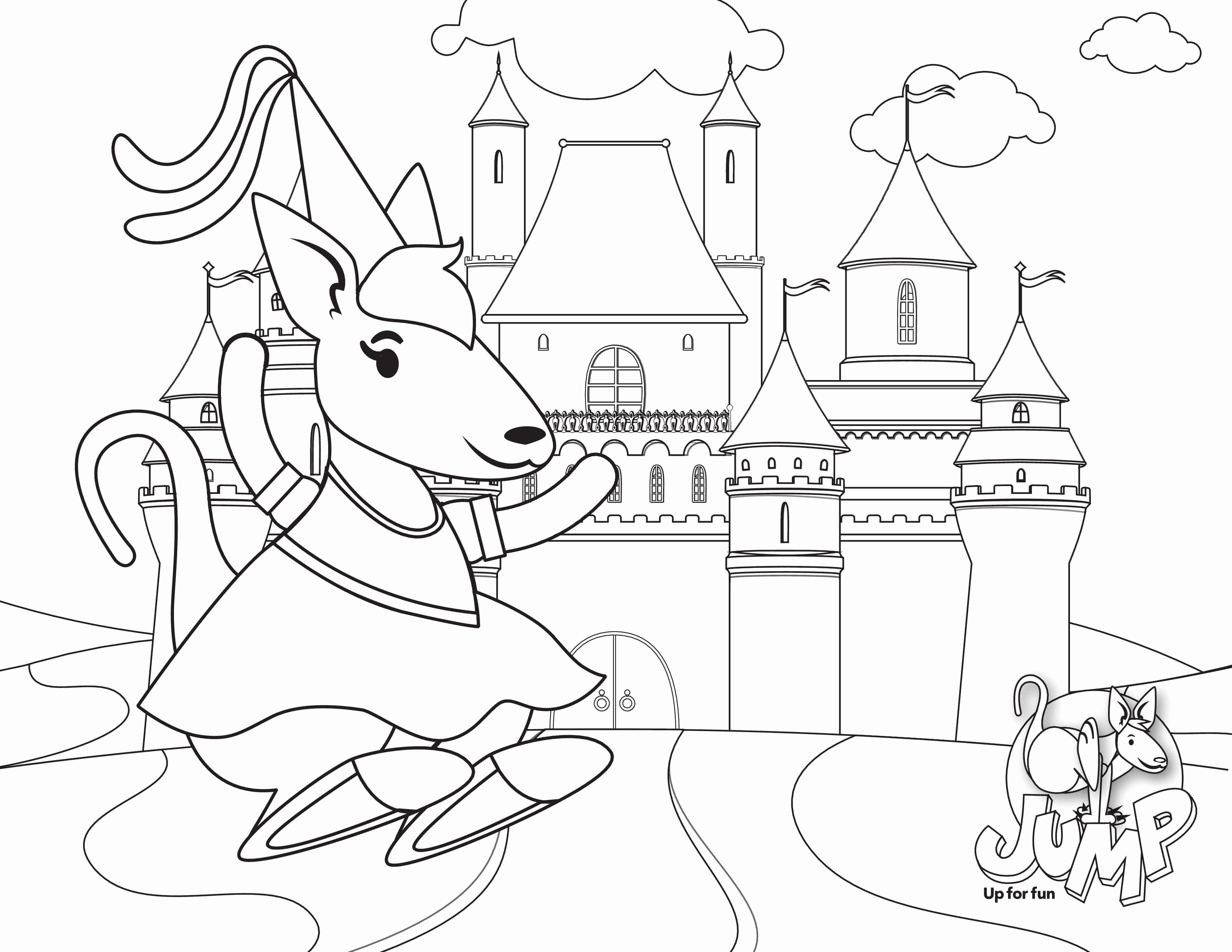 Bounce House Coloring Pages at GetDrawings | Free download