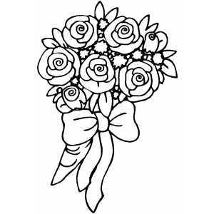300x300 Free Rose Coloring Pages Blank Pictures Of Roses To Download