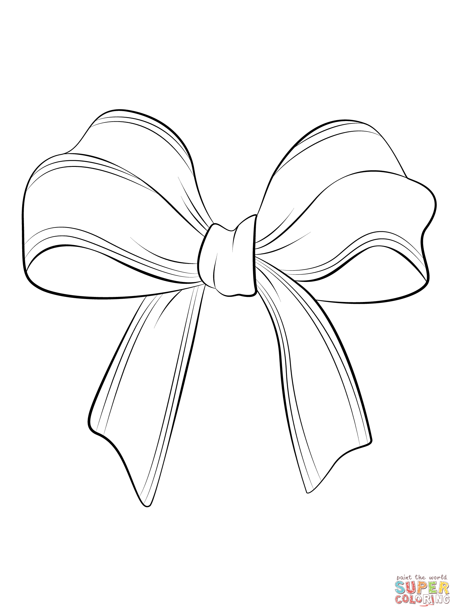 1526x2046 Christmas Bow Coloring Pages