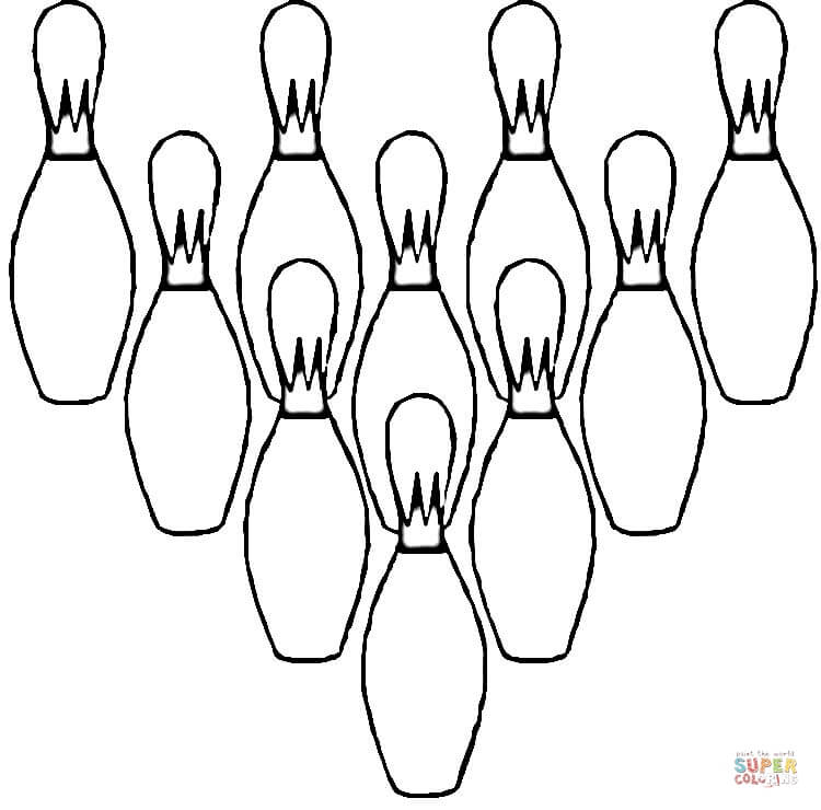 750x740 Bowling Pictures To Color Ten Pins Coloring Page Free Printable