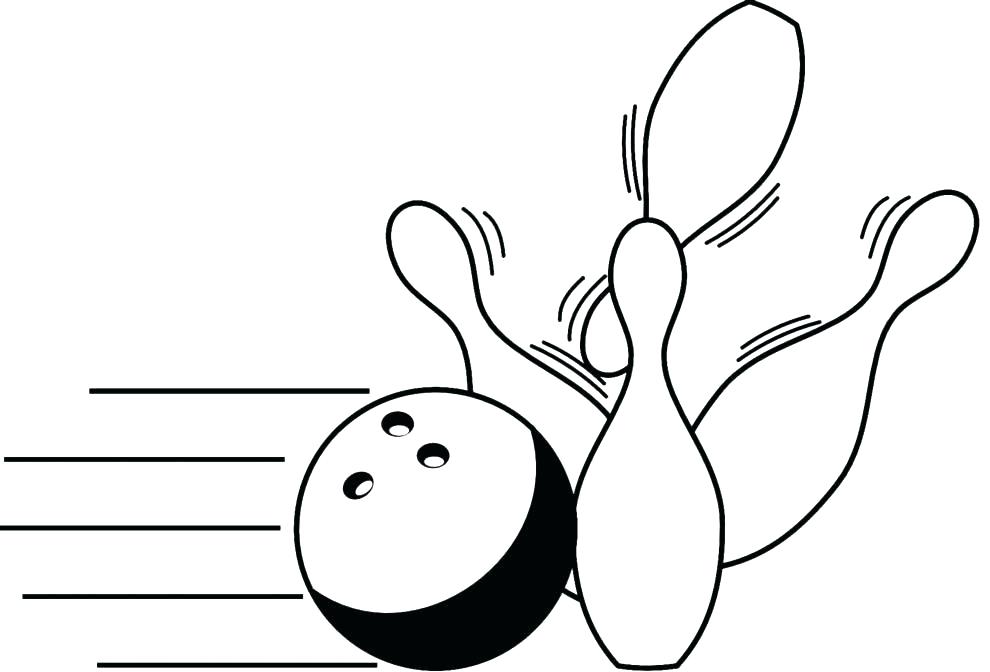 990x672 Bowling Pin Colouring Page Coloring Pictures Free Printable