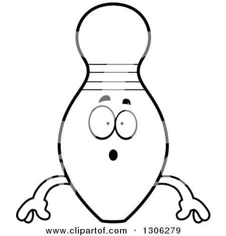 450x470 Bowling Pin Colouring Page Royalty Free Of Bowling Pin Characters