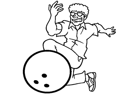 476x333 Girl Bowling Coloring Pages Page Image Clipart Images