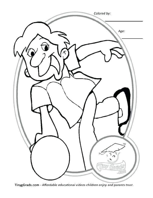 612x792 Bowling Coloring Sheets Free Printable Bowling Coloring Pages