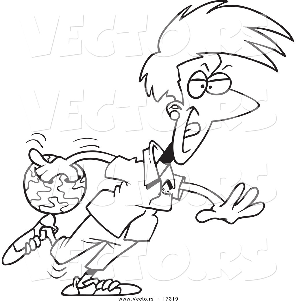 1024x1044 Bowling Concept Strike Childrens Sketch Color Stock Printable