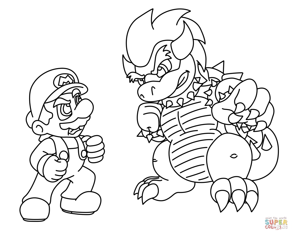 1000x803 Bowser Coloring Pages Luxury Bowser Coloring Pages Line Coloring