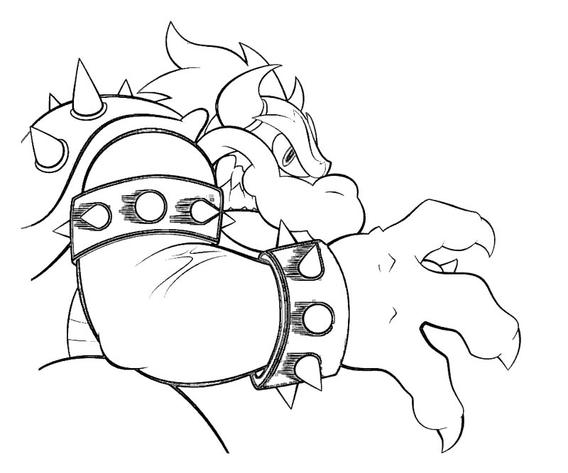 800x667 Bowser Jr Coloring Pages
