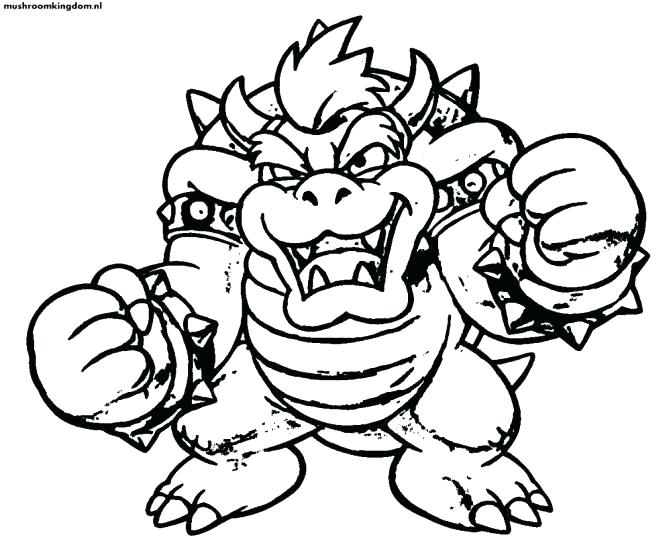 671x537 Bowser Coloring Page Color Page Coloring Picture Super Coloring