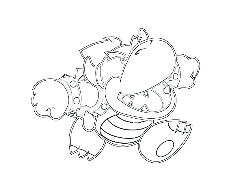 800x667 Bowser Jr Coloring Pages Printable Back To Post Dry All